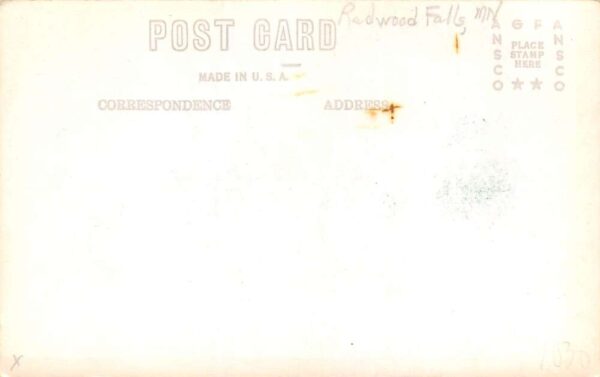 Redwood Falls Minnesota Deluxe Cabin Court, Real Photo Vintage Postcard U7913 - Image 2