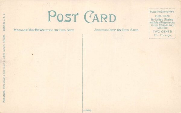 Paris Texas Clarksville St. From High St., Trolley, Trolley Car Postcard U7961 - Image 2