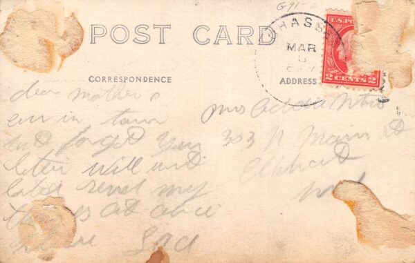 Cohasset Minnesota Central School, Real Photo Vintage Postcard U7988 - Image 2