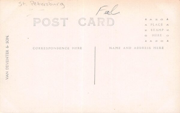 St. Petersburg Florida Parade Scene, Float Real Photo Vintage Postcard U8067 - Image 2