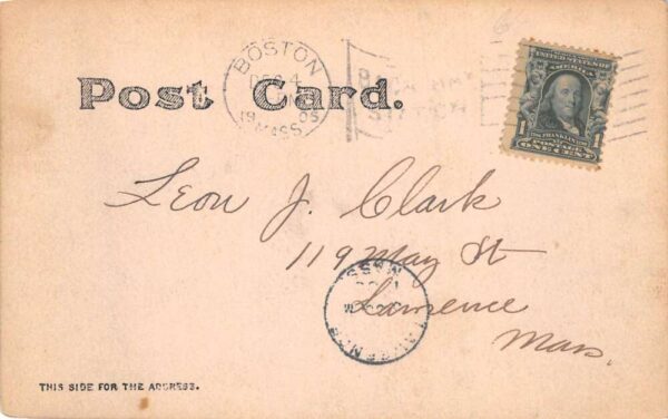 Middleboro Massachusetts Public Library Real Photo Vintage Postcard AA69619 - Image 2