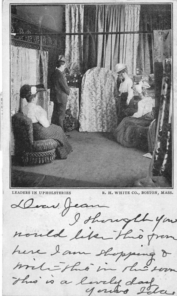 Boston Massachusetts RH White Co Upholsteries Fabric Store Interior PC AA69620