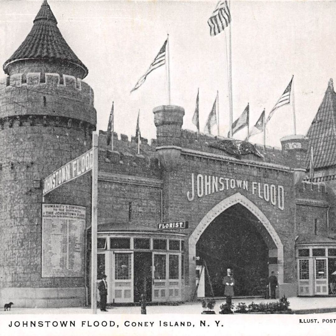 Vintage Coney Island postcard