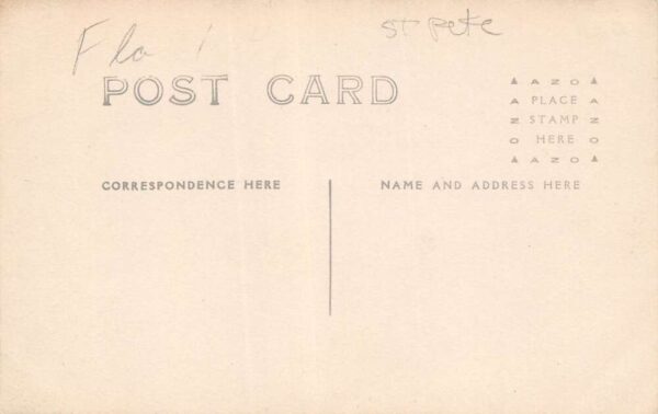 St. Petersburg Florida Parade Scene, Children Real Photo Vintage Postcard U8206 - Image 2