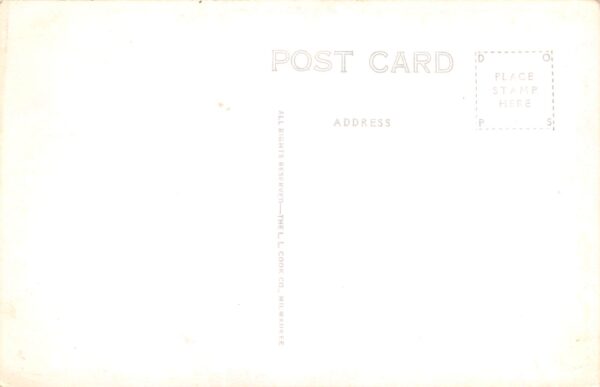 Newberry Michigan Tahquamenon River, Real Photo Vintage Postcard U8255 - Image 2