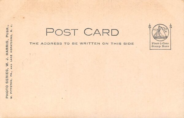 Pittston Pennsylvania Pittston Hospital, Real Photo Vintage Postcard U8262 - Image 2