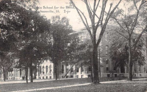 Jacksonville Illinois Illinois School For The Blind, B/W Photo Print PC U8291