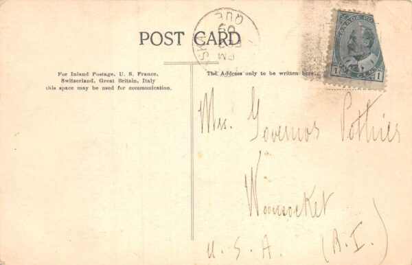 Arthabaskaville Quebec Canada Vie du Mont Christo Scenic View Postcard AA69688 - Image 2