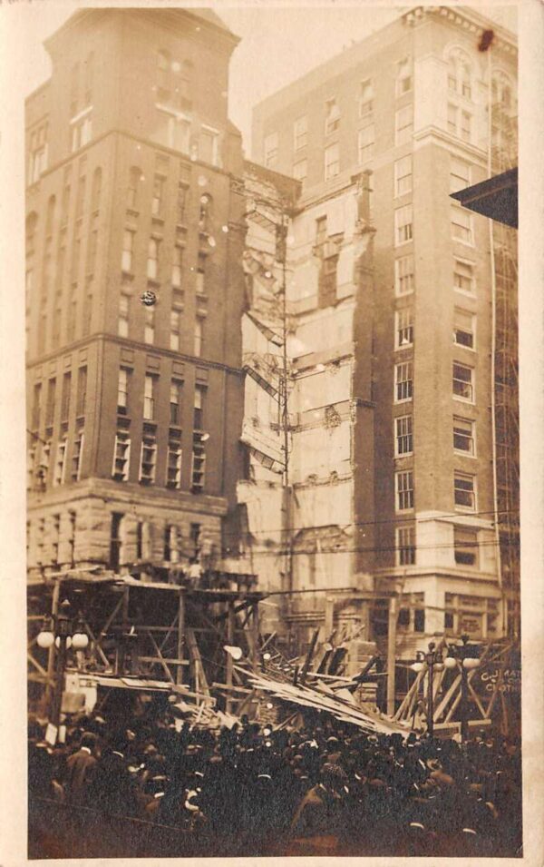 Orpheum Theatre Fire Disaster Buildings and Ruins Real Photo Postcard AA69691