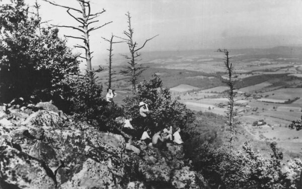 Kempton Pennsylvania Hawk Moutain Sanctuary Bird Watching Real Photo PC AA69707