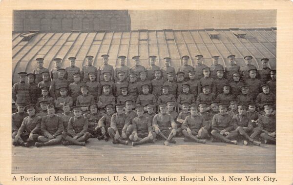 New York City New York Medical Personnel, USA Debarkation Hospital PC U8518