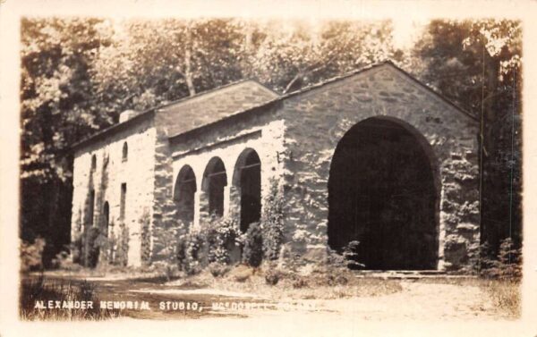 Peterborough New Hampshire MacDowell Alexander Studio Real Photo PC AA69766