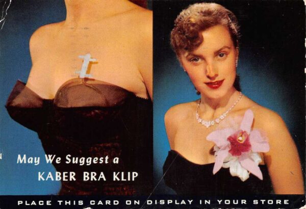 Campbell California Kaber Wrist Bra Klips Ladies Fashion Ad Postcard AA69775