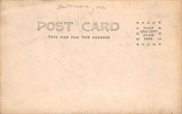 Baltimore Maryland Lyric Theatre Fire Disaster Ruins Real Photo Postcard AA69788 - Image 2