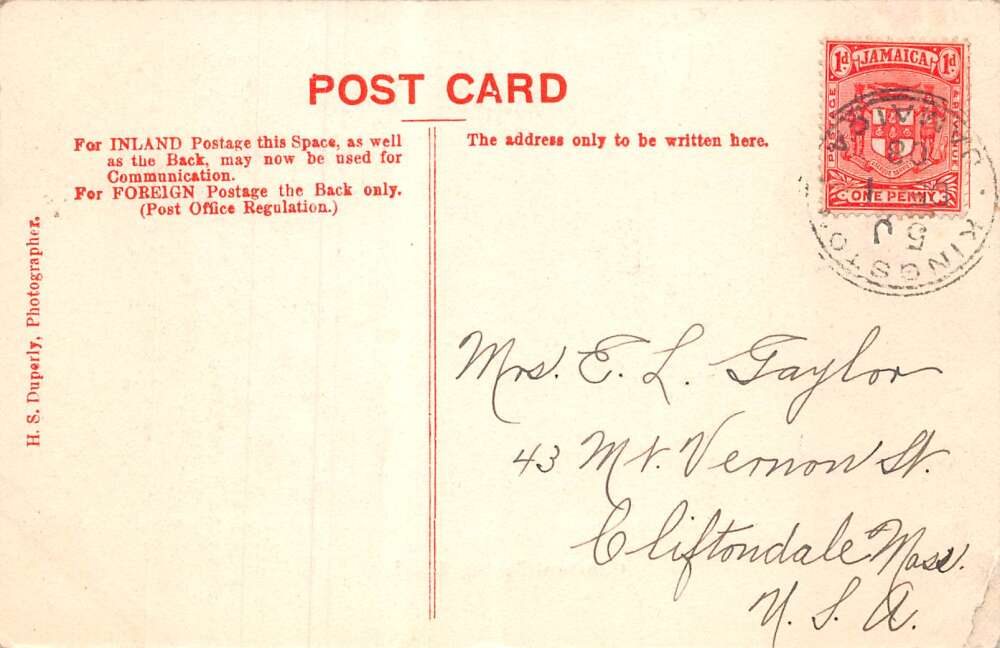 Kingston Jamaica Constant Spring Hotel Scenic View Vintage Postcard AA69818 - Image 2