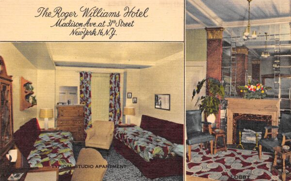 New York City New York The Roger Williams Hotel, Multi-View Linen PC U8712