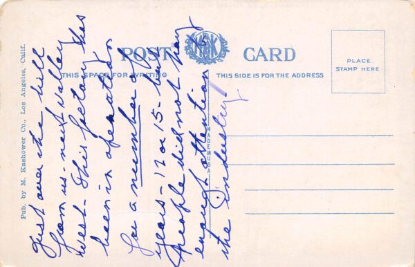 Salinas California Juayule Rubber Factory, White Border Vintage Postcard U8907 - Image 2