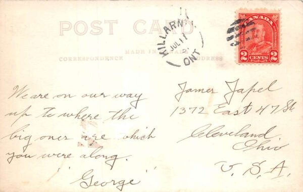 Killarney Ontario Canada Covert Portage Entrance Real Photo Postcard AA69915 - Image 2