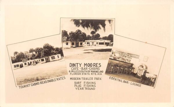Florida Dinty Moore's Cafe and Tourist Cabins Jukebox Real Photo PC AA69940