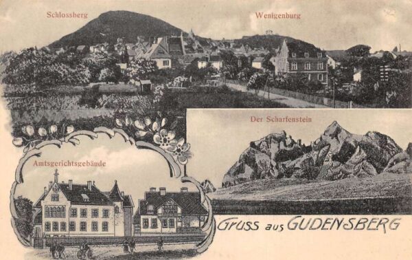 Gudensberg Germany Multiview Buildings Scenic Views Gruss aus Postcard AA69944