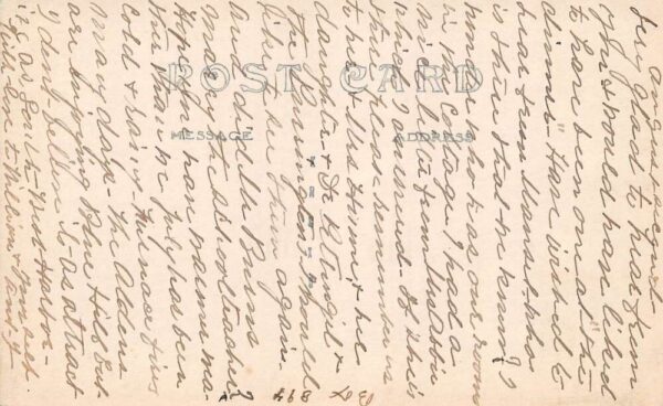 Cambridge Kentucky Public Library, Real Photo Vintage Postcard U9029 - Image 2