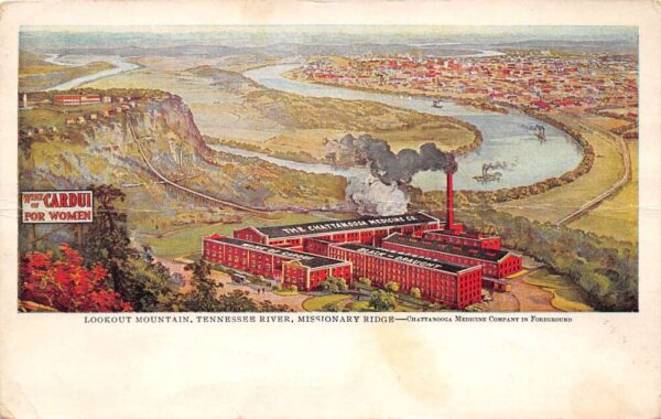 Chattanooga Tennessee Lookout Mtn., Tennessee River, & Chattanooga Medicine Co. PCU9037