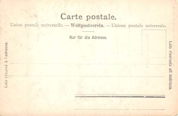 Lausanne Switzerland La Cathedrale with Green and White Flag Postcard AA70131 - Image 2