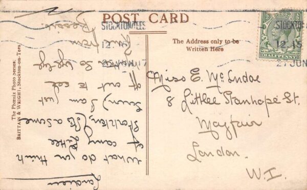 Stockton on Tees England Multiview Greetings Real Photo Postcard AA70139 - Image 2