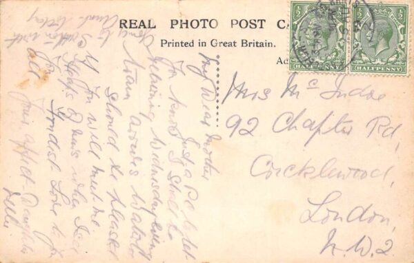 Bishopstoke England River Scenic View Real Photo Vintage Postcard AA70140 - Image 2