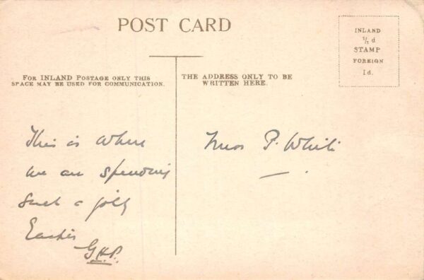 Lee on the Solent England Victoria Hotel near Golf Links Postcard AA70147 - Image 2
