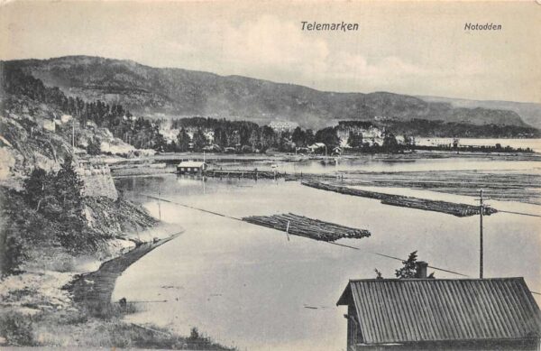 Telemarken Norway Notodden Scenic View Vintage Postcard AA70198