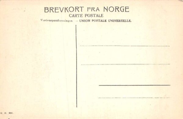 Telemarken Norway Notodden Scenic View Vintage Postcard AA70198 - Image 2