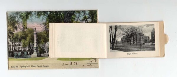 Springfield Massachusetts Court Square Pull Out Flip Book Views Postcard AA70210 - Image 4