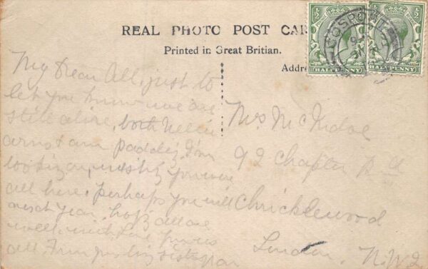 Lee on the Solent England High Street Real Photo Vintage Postcard AA70350 - Image 2
