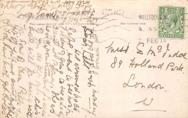 Willesden London England Large Estate Real Photo Vintage Postcard AA70402 - Image 2