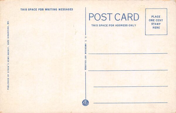 Cape Girardeau Missouri Southeast Missourian & Missourian Printing Co., White Border PCU9773 - Image 2