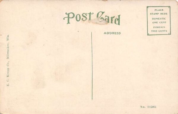 Fairbury Nebraska Fairbury Mills, White Border Vintage Postcard U9793 - Image 2