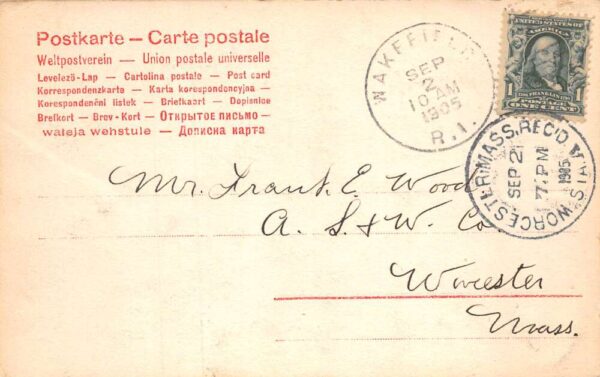 Lady Playing Tennis Sports Real Photo Vintage Postcard AA70443 - Image 2