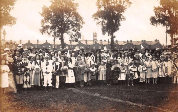 Eastleigh England Carnival Festival Costumes Real Photo Postcard AA70473