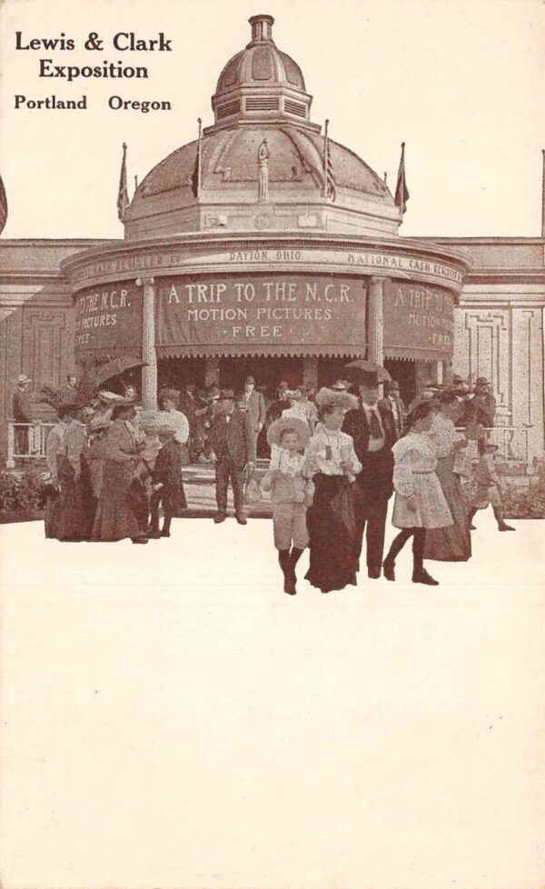 Portland Oregon Lewis and Clark Expo National Cash Register Theatre PC AA70510