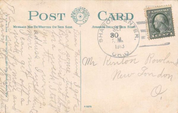Cleveland Ohio Euclid Beach Park, Section Of Camp Grounds, Vintage PC U9884 - Image 2