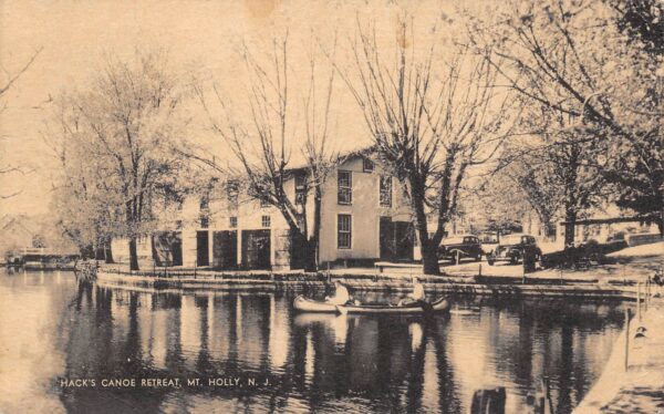 Mt. Holly New Jersey Hack's Canoe Retreat, Sepia Tone Photo Print PC U9966