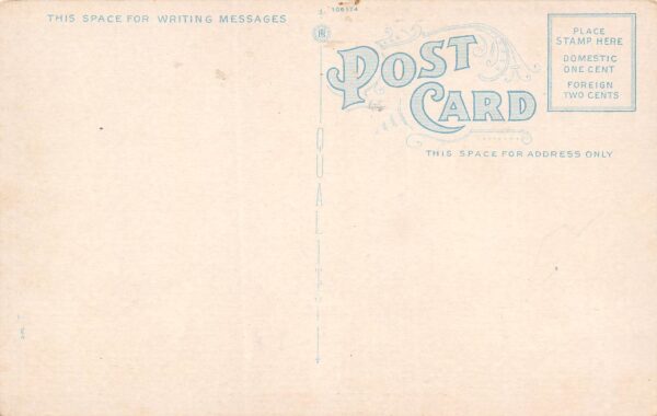 Plainfield New Jersey First National Bank, White Border Vintage Postcard U10127 - Image 2