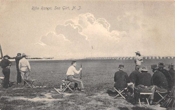 Sea Girt New Jersey Rifle Range, Undivided Back Vintage Postcard U10174