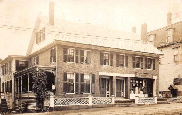 Peterborough New Hampshire Liscord Merchant Tailor Shop Real Photo PC AA70773