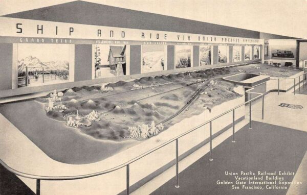 San Francisco California Golden Gate Expo Union Pacific Exhibit PC AA70803