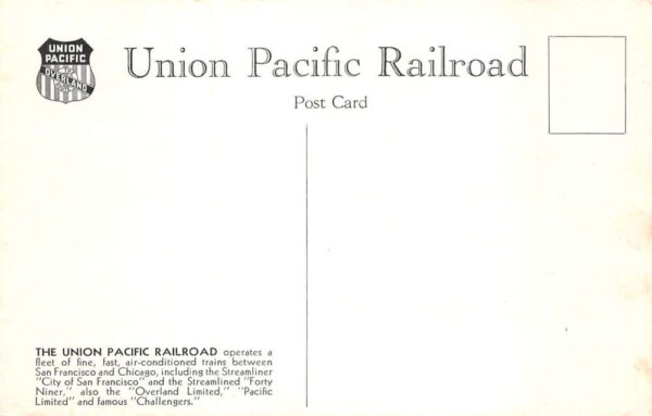 San Francisco California Golden Gate Expo Union Pacific Exhibit PC AA70803 - Image 2