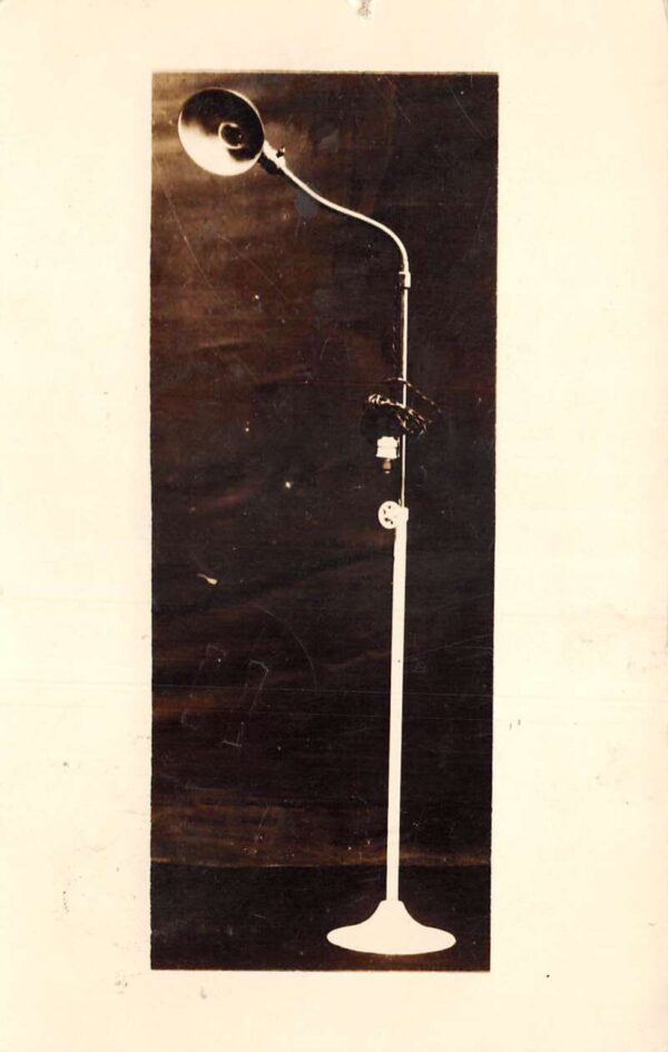 Irvington New Jersey Electric Lamp Advertising Real Photo Postcard AA70962