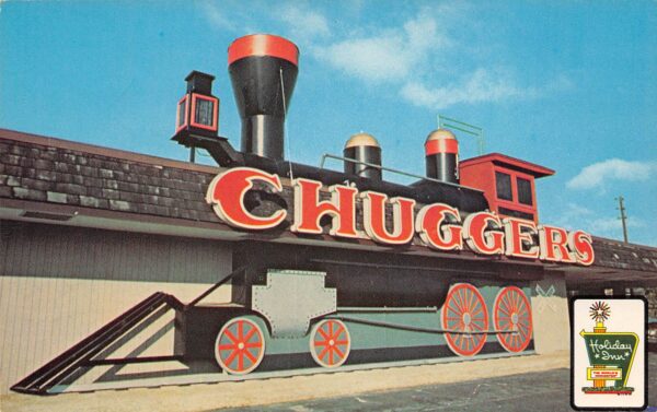 Nashville Tennessee Holiday Inn N. & Chuggers Lounge, Photochrome PC U10287