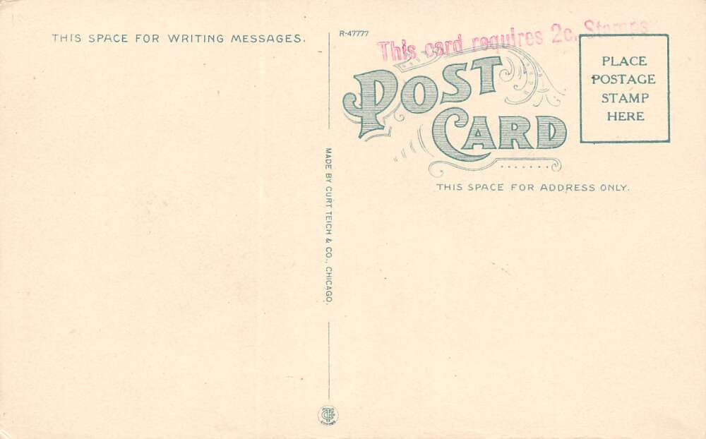 Memphis Tennessee Hotel Chisca, Trolley, White Border Vintage Postcard U10339 - Image 2